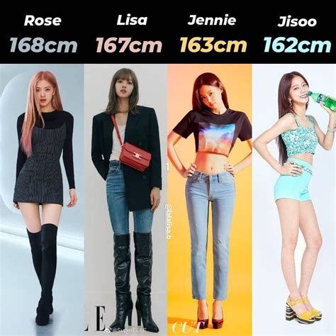 altura da lisa blackpink