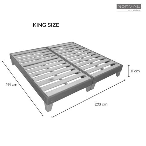 altura de una cama king size