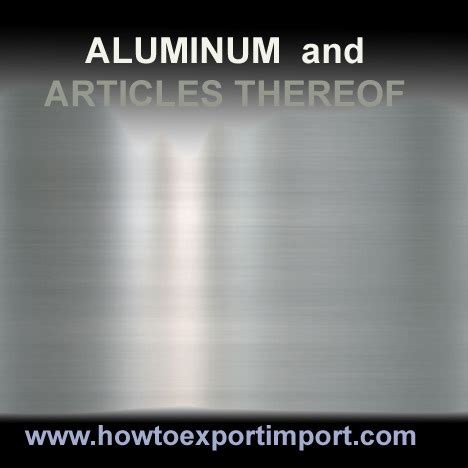 Aluminium Can Hs Code