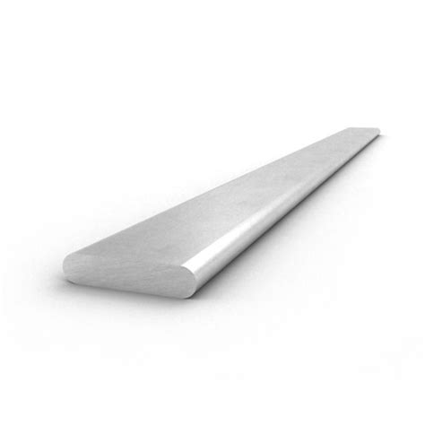 aluminium round edge flat bar