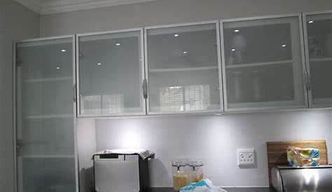 Aluminum Frosted Glass Cabinet Doors Frame Kitchen s Kitchen