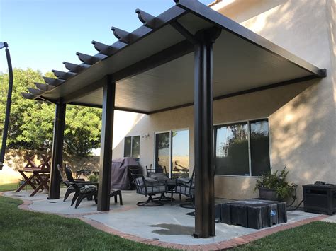 aluminum wood patio covers cost