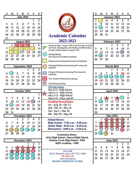 Alvin Isd Calendar 24-25
