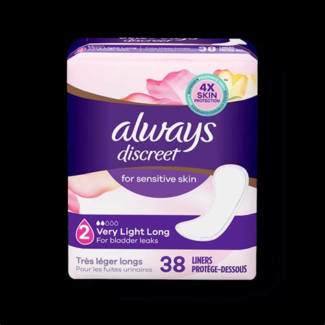 Always Discreet Sensitive Skin Liners