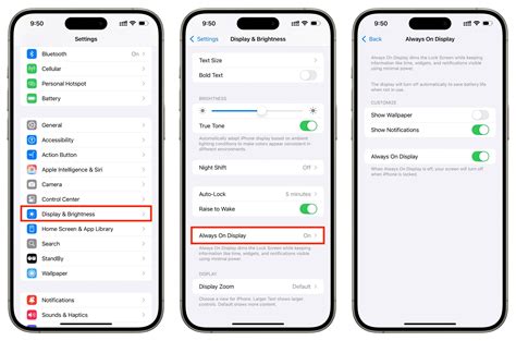 Always On Display Feature
