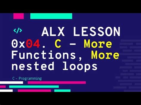 alx more functions more nested loops