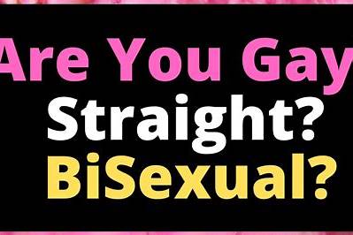 AM I GAY STRAIGHT OR BISEXUAL TEST