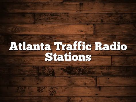 am traffic radio station
