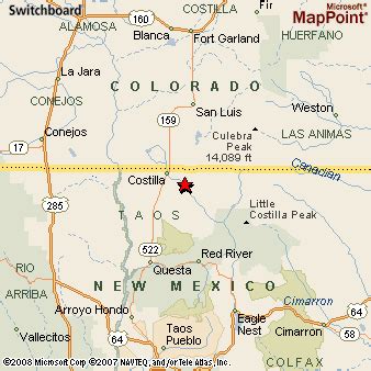 amalia new mexico map