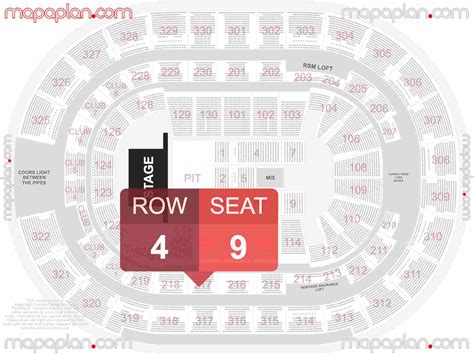 amalie arena row numbering