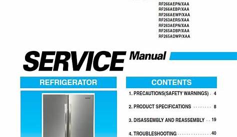 Amana Refrigerator Troubleshooting Manual