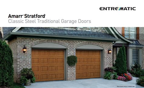 amarr stratford classic steel traditional garage doors