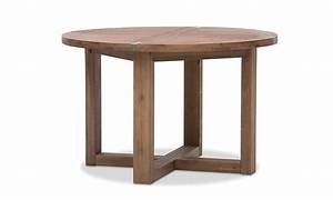 White/Oak Alyssa Round Dining Table Amart Furniture