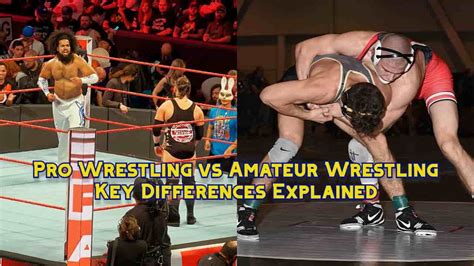 amateur wrestling vs pro wrestling