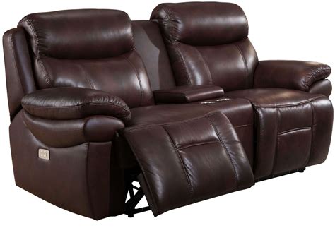 amax leather westminster ii power reclining sofa loveseat with power headrest brown