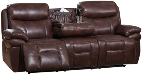 amax leather westminster ii power reclining sofa loveseat with power headrest brown
