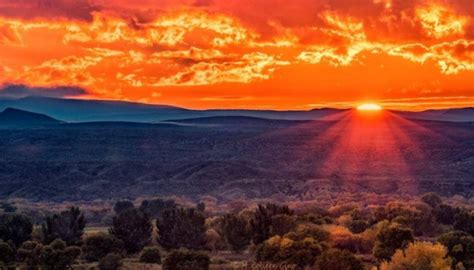 The view over Capitan sunsets in New Mexico are always amazing. New