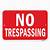 amazon no trespassing signs for sale