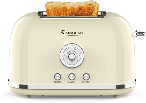 Amazon 2 Slice Toaster Cream