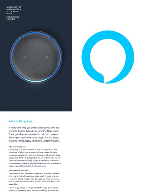 Amazon Alexa Brand Guidelines
