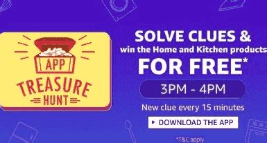 Watch Amazon App Treasure Hunt Clue Answer Trending