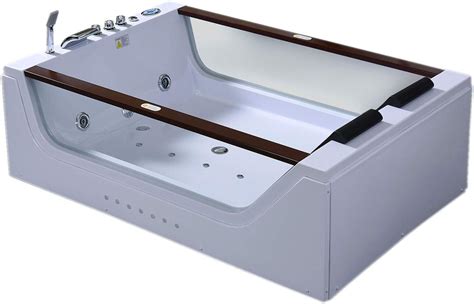 Luxus Whirlpool Badewanne Portland 135x135 / 150x150 cm mit 8 Massage