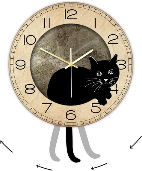 Amazon Black Cat Clock