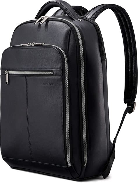 Amazon Black Leather Backpack