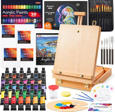 Amazon Canvas And Paint Set