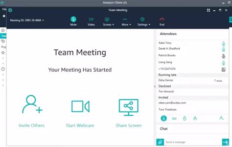 Amazon Chime Basic Features