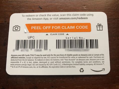 Amazon Claim Code Vs Card Number