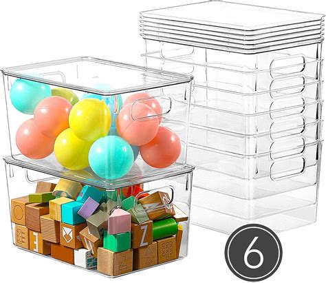 Amazon Clear Storage Bins