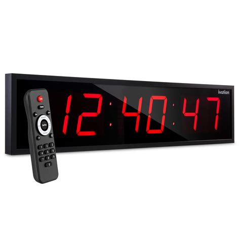 Amazon Clock Red