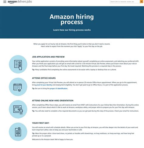 amazon com hiring application