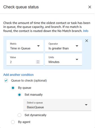 Amazon Connect Check Queue Status