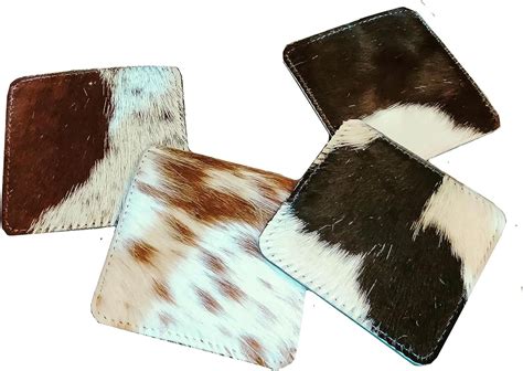 Amazon Cowhide Coasters