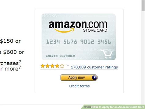Amazon Credit Card Application