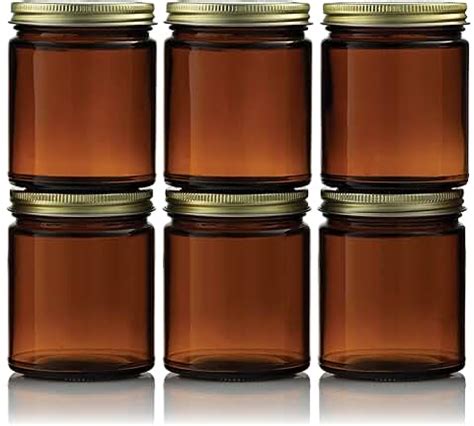 Amazon Dark Glass Jars