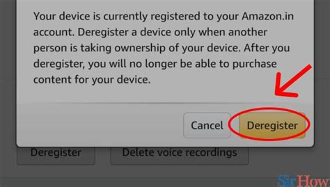 Amazon Delete Registry
