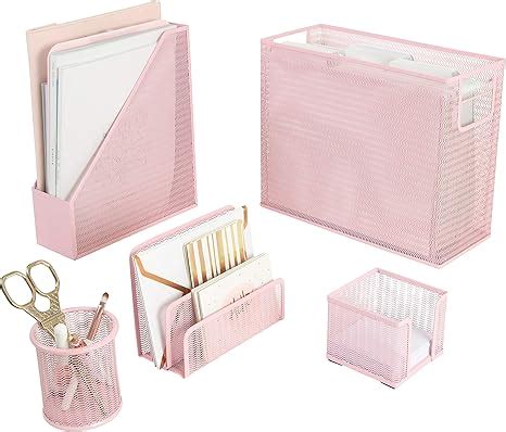 Amazon Desk Accessories Pink