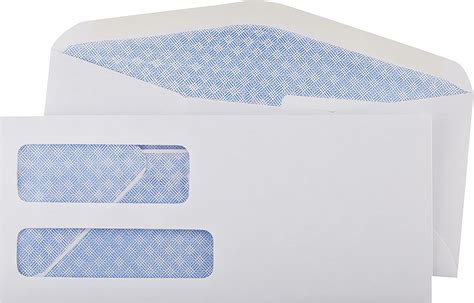 amazon double window envelopes