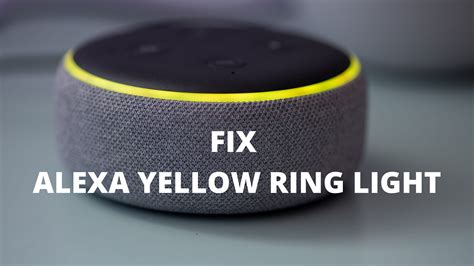 Amazon Echo Blinking Yellow Ring