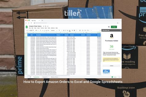 Amazon Export List Of Orders