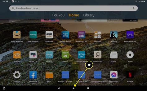 Amazon Fire Tablet Home Screen Button