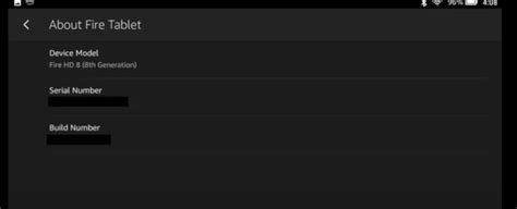 Amazon Fire Tablet Model Number