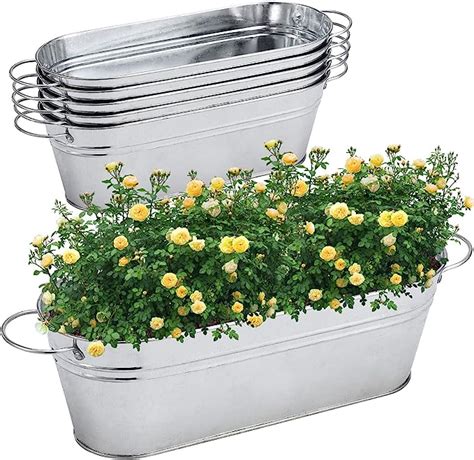 Amazon Galvanized Planters