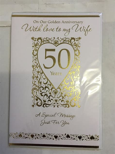 amazon golden wedding anniversary cards