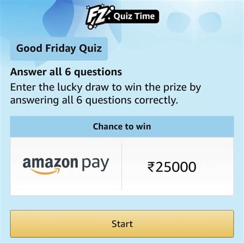 Review Of Amazon Good Friday Quiz Viral