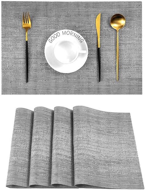 Amazon Grey Placemats