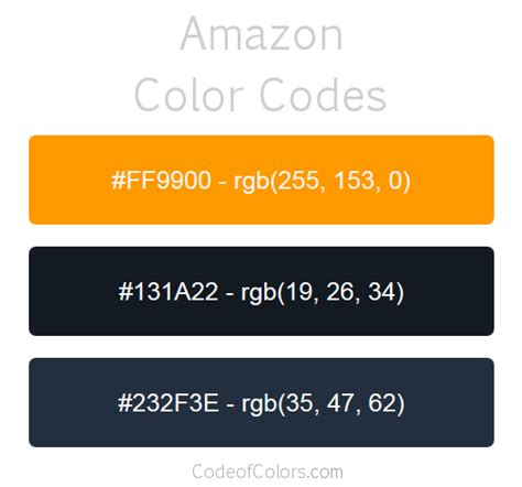 Amazon Hex Color